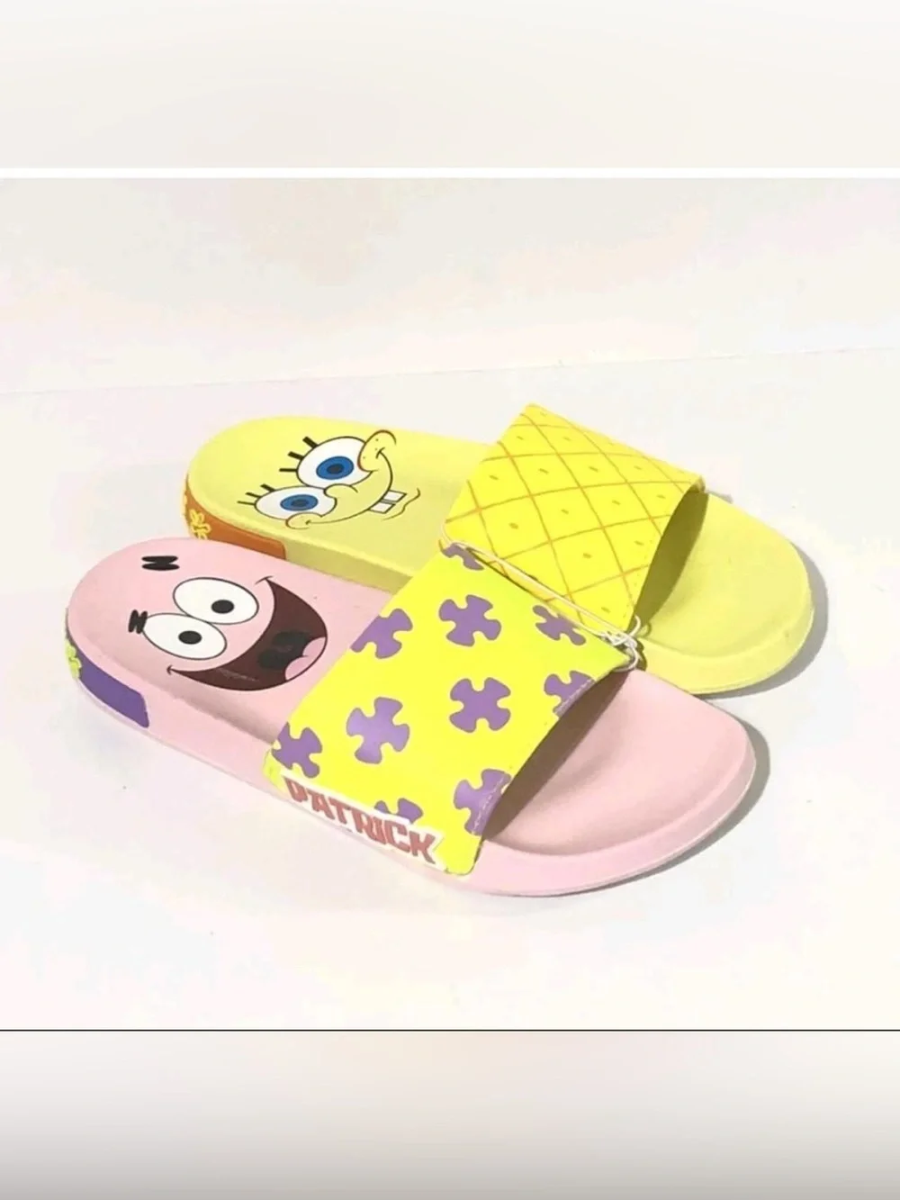 Ground Up Men's SpongeBob Square Pants Patrick Nickelodeon Slide Sandals Size 12